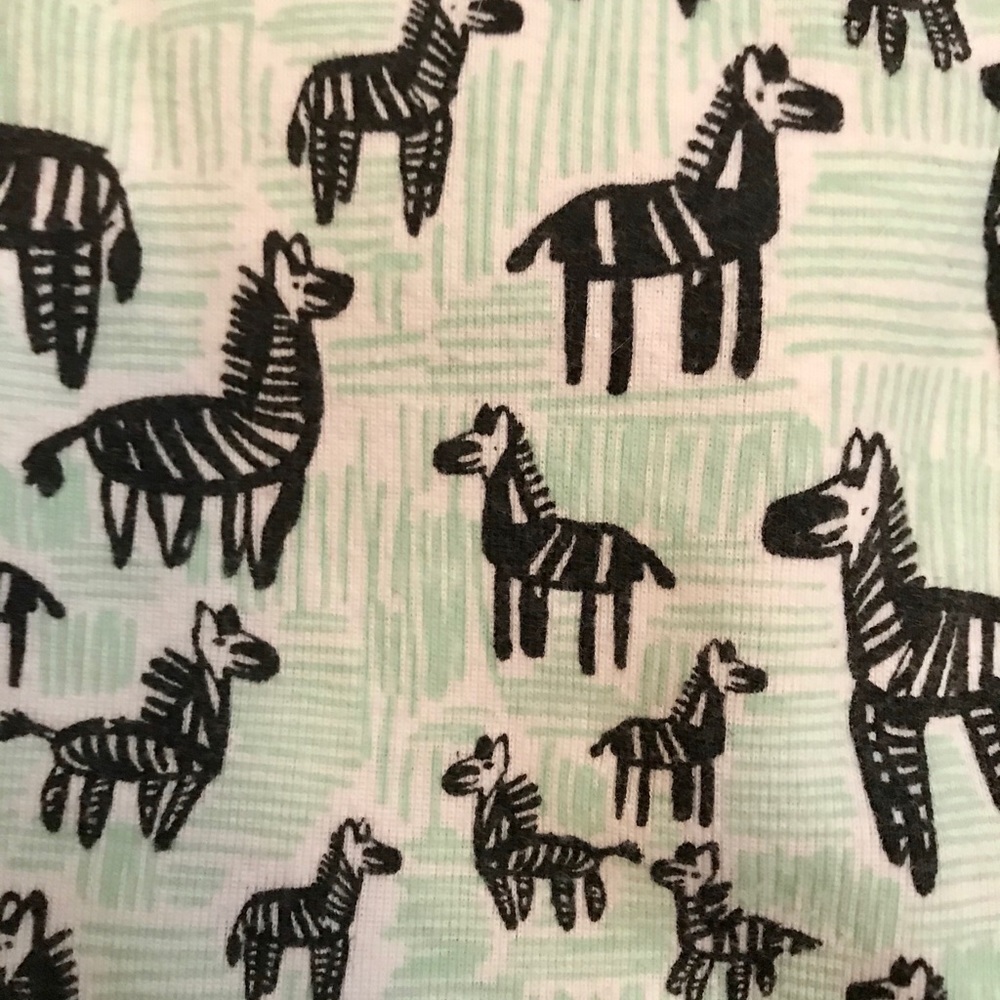 0-3mo. Zebra + Pattern Outfit